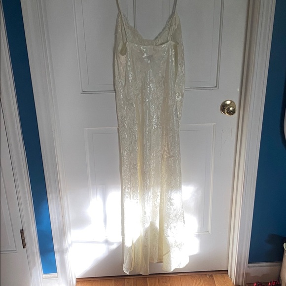 Ivory Lace Slip Dress - Picture 5 of 6